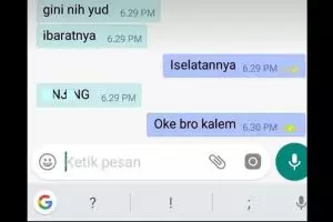 Bikin dongkol, 11 chat kocak dengan teman dekat ini susah banget diajak serius