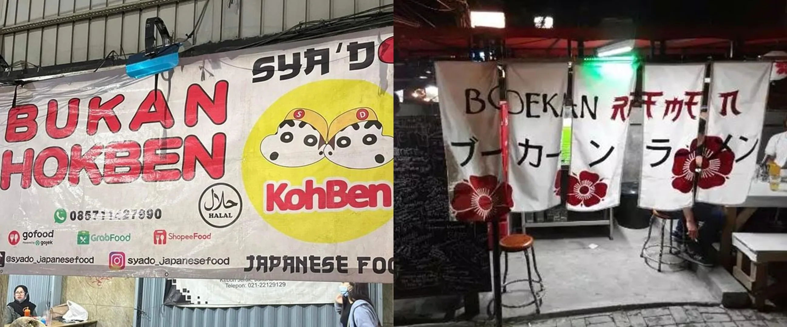 Jangan salah baca, 13 tulisan kocak spanduk pedagang makanan Jepang ini bikin tepuk jidat