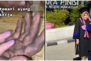 Kisah cinta tukang bengkel ditemani pacar dari nol hingga lulus S-2 ini so sweet, bikin iri warganet