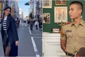 Unggah foto 8 tahun lalu dan kini bareng adik TNI, paras Sabrina Chairunnisa bikin gagal fokus