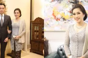 Gaya 6 mantu Presiden hadiri kondangan, kecantikan Selvi Ananda dipuji mirip Najwa Shihab