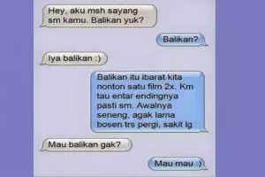 13 Chat lucu usaha balikan sama mantan ini ada-ada saja caranya, endingnya tidak terduga
