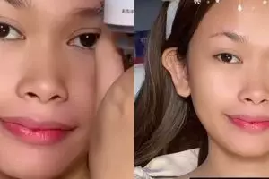 Transformasi wanita recreate makeup ala Jenna Ortega di Wednesday, hasilnya mirip banget