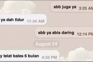11 Chat lucu dicuekin teman ini ngenesnya sampai hati, makjleb