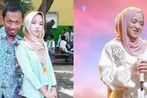 Lekat dengan image lugu dan polos, intip 9 potret dulu dan kini Nissa Sabyan