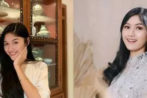 11 Gaya Erina Gudono saat hadiri kondangan, auranya disebut bak ibu-ibu pejabat