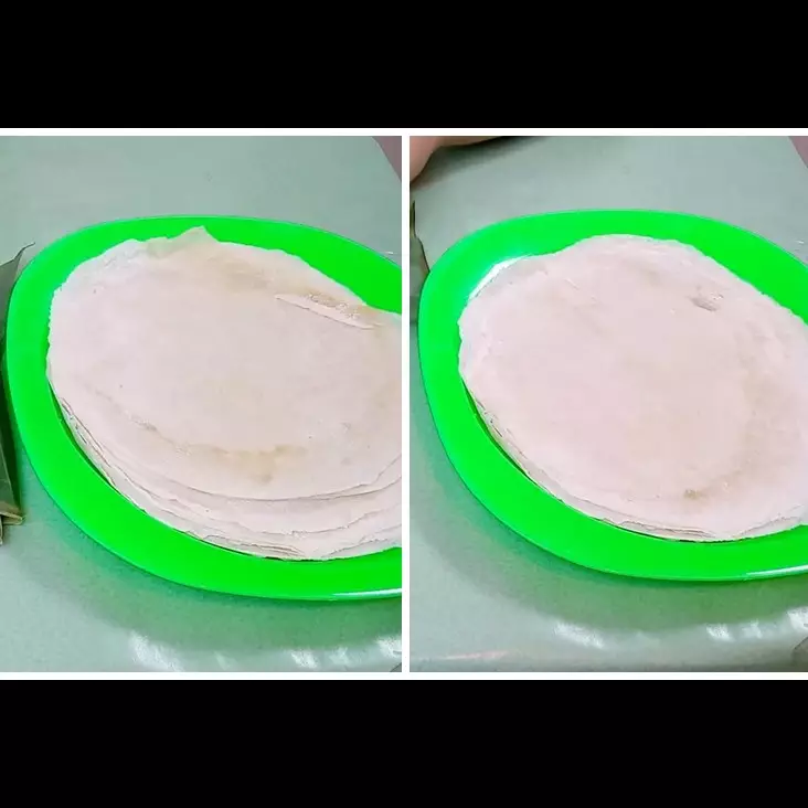 Bukan pakai tisu, ini trik menyimpan kulit lumpia agar elastis dan tak mudah berjamur