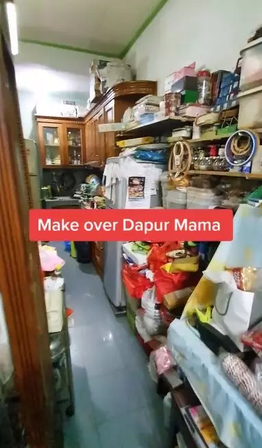dapur ini jadi lega dan estetik usai di makeover TikTok