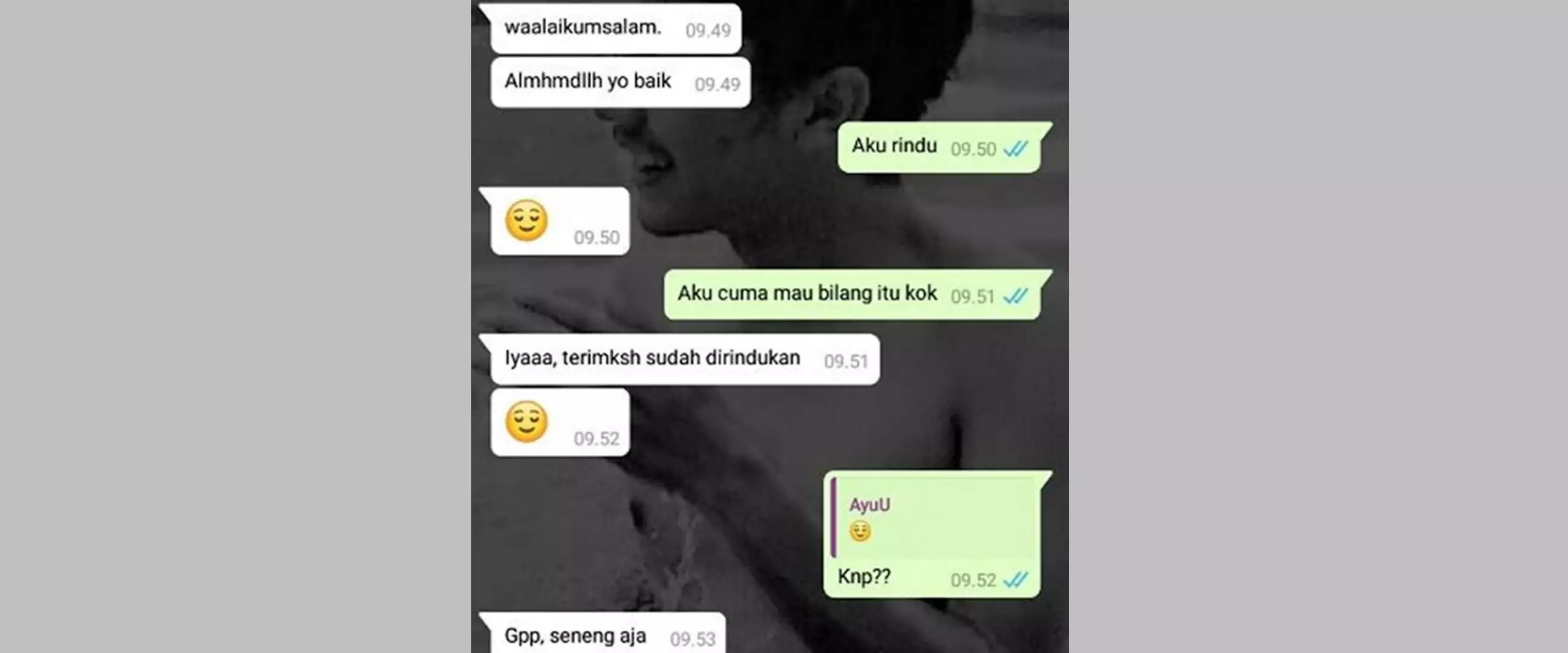 Definisi gagal move on, 11 chat lucu bilang kangen ke mantan ini balasannya tak terduga