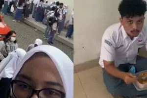 Momen mahasiswa pakai seragam SMA saat kuliah ini antimainstream, reaksi sang dosen kocak banget