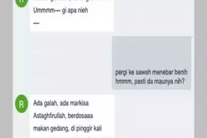 11 Chat lucu berbalas pantun dengan teman ini bikin senyum-senyum sendiri