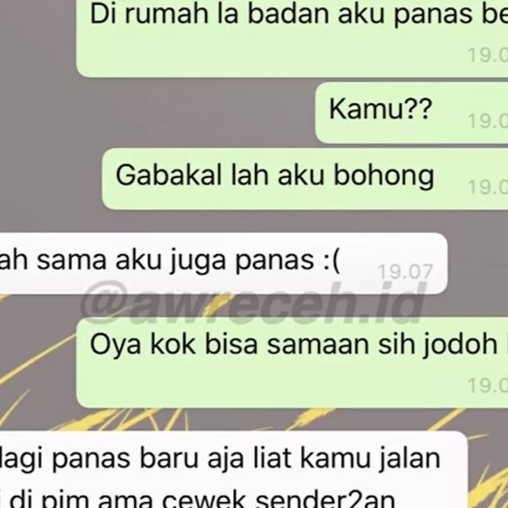 Nyaris bikin emosi, 11 chat lucu curiga sama pacar ini endingnya nggak terduga