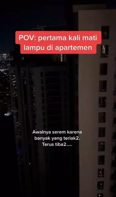 aksi tak terduga saat apartemen mati lampu TikTok aksi tak terduga saat apartemen mati lampu TikTok
