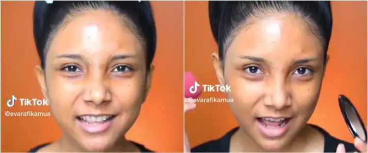 Transformasi makeup wanita kulit sawo matang ini bikin melongo, disebut mirip Nagita Slavina