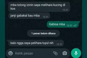 Bikin menghela nafas, 11 chat kocak dengan pemilik kos ini jawabannya ngeselin abis