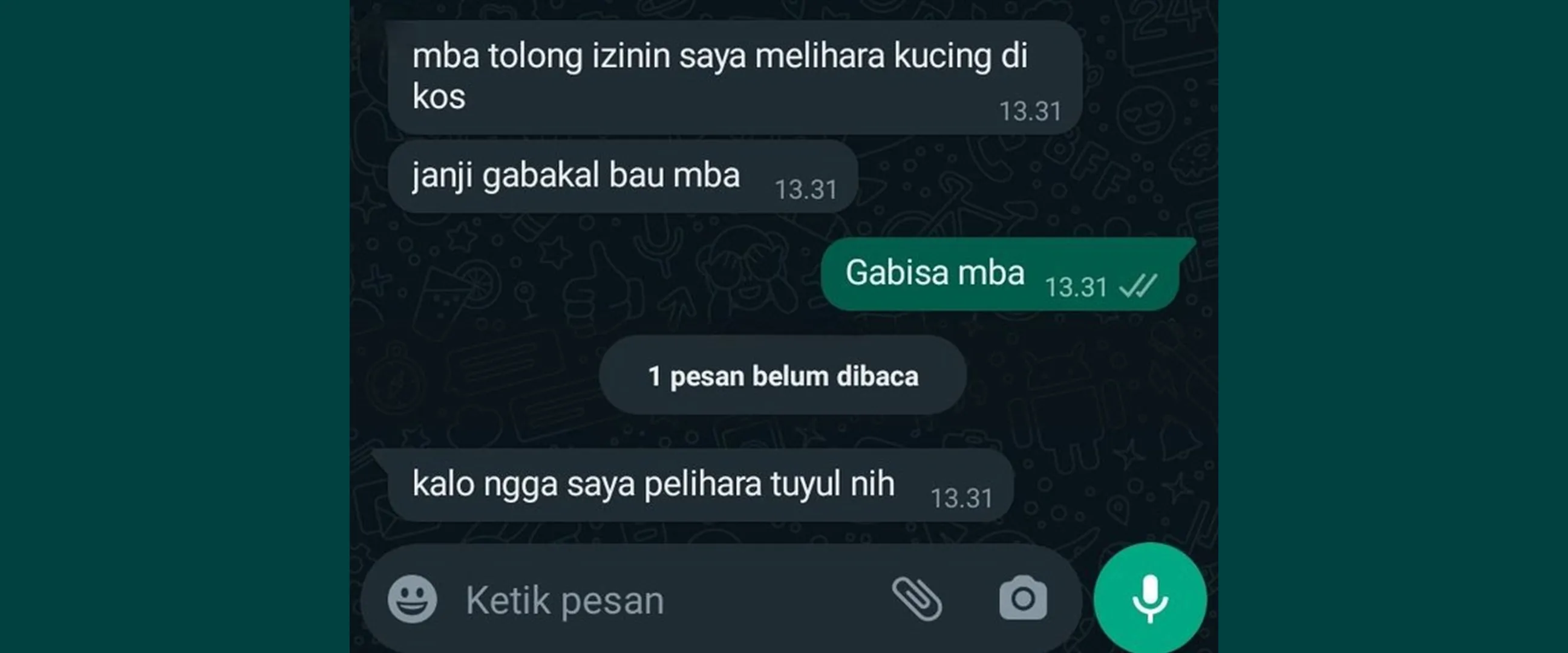 Bikin menghela nafas, 11 chat kocak dengan pemilik kos ini jawabannya ngeselin abis