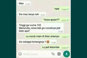 Nggak ketebak, 11 chat lucu ke teman ini endingnya malah receh bikin senyum-senyum sendiri