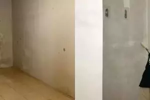 Tadinya terlihat bak tak terawat, hasil akhir makeover kamar kos ini estetik pol