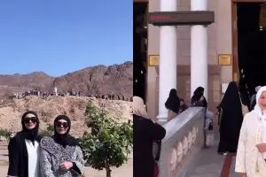 Penampilannya saat umrah dipuji, ini 11 potret Tata Cahyani eks istri Tommy Soeharto saat pakai jilbab