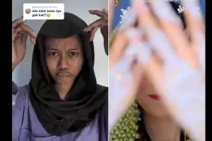Potret transisi wanita kulit sawo matang dirias MUA jadi manten Jawa klasik, hasilnya kayak beda orang