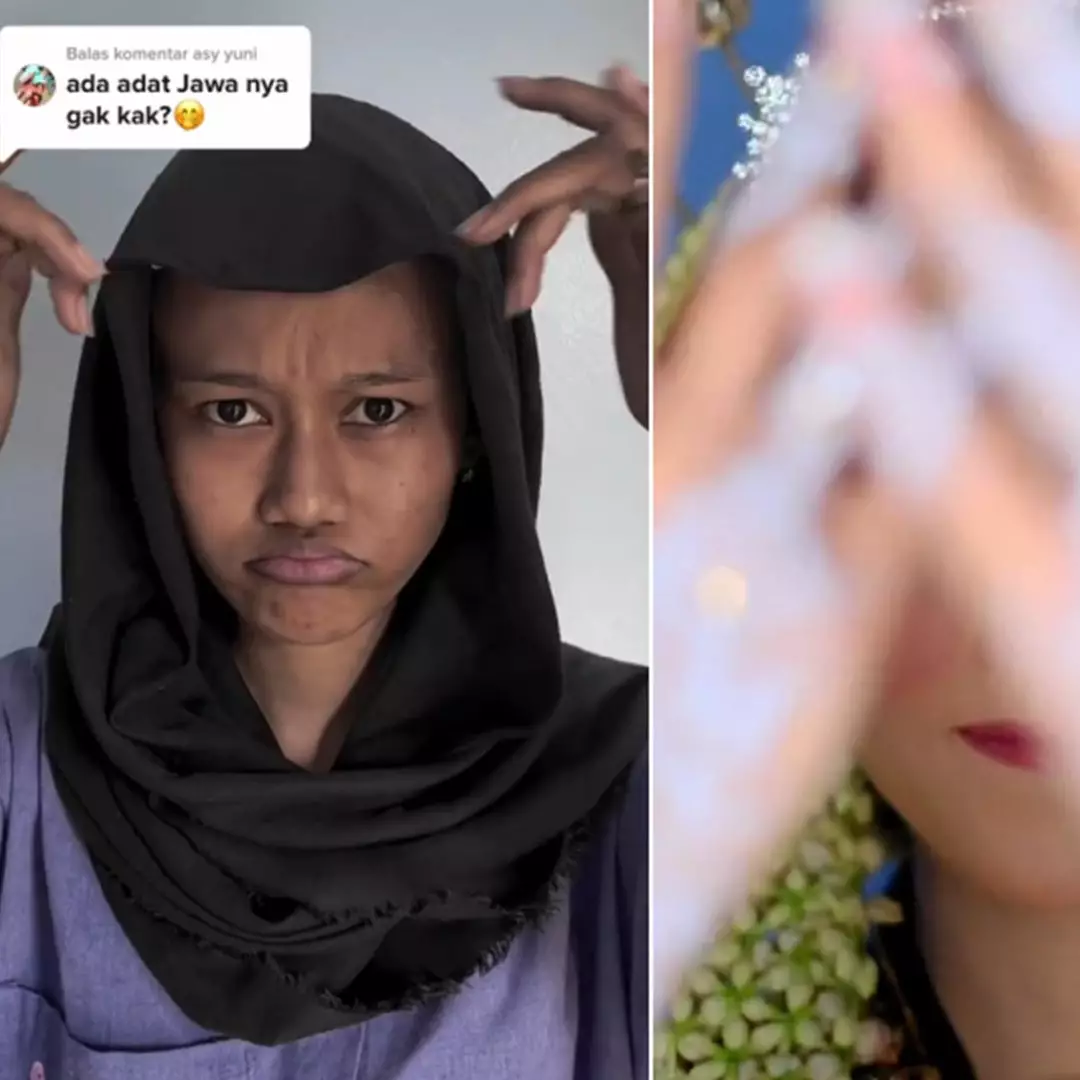 Potret transisi wanita kulit sawo matang dirias MUA jadi manten Jawa klasik, hasilnya kayak beda orang