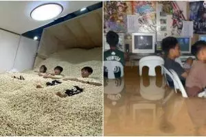 11 Potret nyeleneh orang pas lagi nyantai ini ada-ada aja tingkahnya