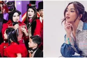Pesona Nikita Willy hadiri pesta ulang tahun Ameena, pede pakai kaus tanpa lengan
