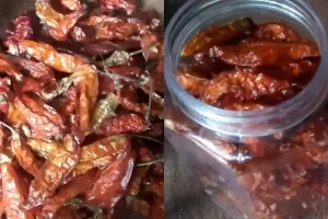 Tanpa perlu dimasukkan kulkas, ini trik menyimpan cabai kering agar awet hingga setahun