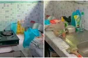 Dapur kusam dan berantakan ini diubah jadi lebih estetik, hasil akhirnya bak ruangan baru