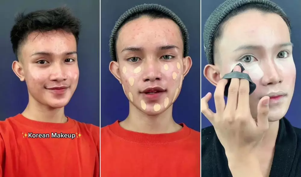 makeup ala idol korea © TikTok