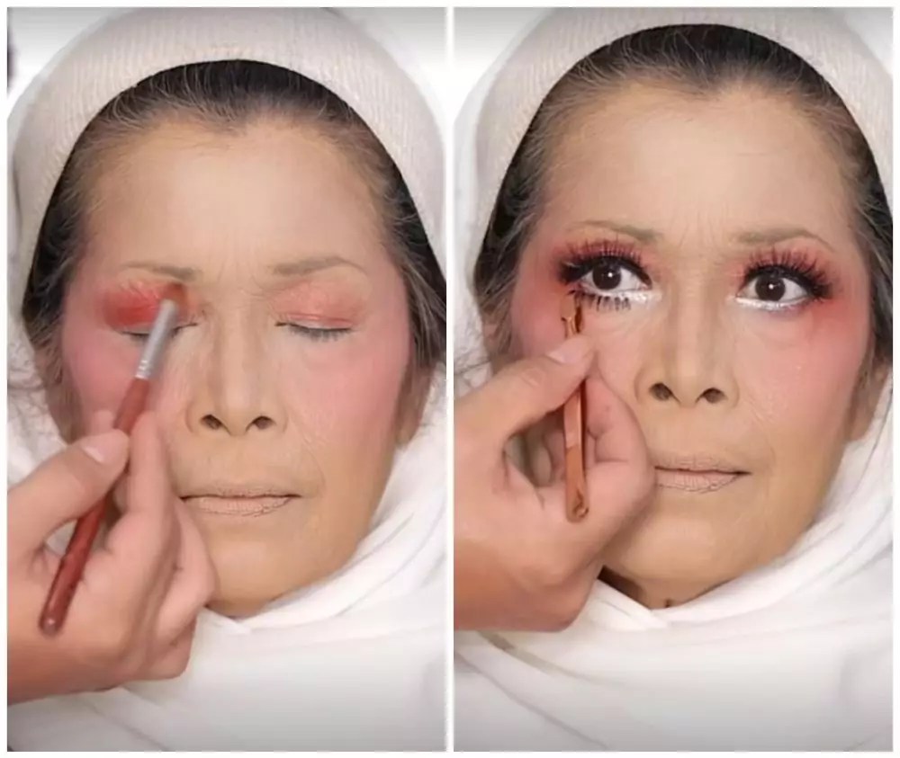 make up nenek-nenek © Tiktok