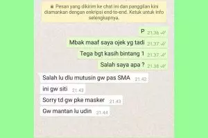 Endingnya malah drama, 11 chat lucu driver ojol dan customer ini bikin nyengir kuda