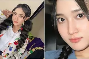 9 Beda gaya Yeni Inka di atas panggung dan kesehariannya berhijab, tetap memesona dengan makeup tipis