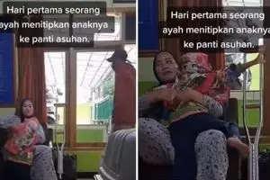 Kisah haru perpisahan ayah yang titipkan anak ke panti asuhan, momennya bikin nyesek