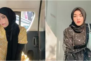 Momen Putri Delina ketemu 'kembaran', warganet sebut parasnya plek-ketiplek sampai susah bedain