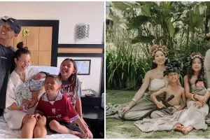 11 Potret Jennifer Bachdim rawat 4 anak tanpa baby sitter, gaya parentingnya tuai pujian