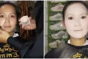 Wanita berparas imut dirias MUA jadi pengantin adat Sunda ini hasilnya flawless bak Barbie