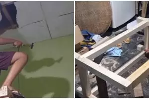 Tadinya terlihat sederhana dan tak tertata, hasil akhir makeover dapur ini estetik abis