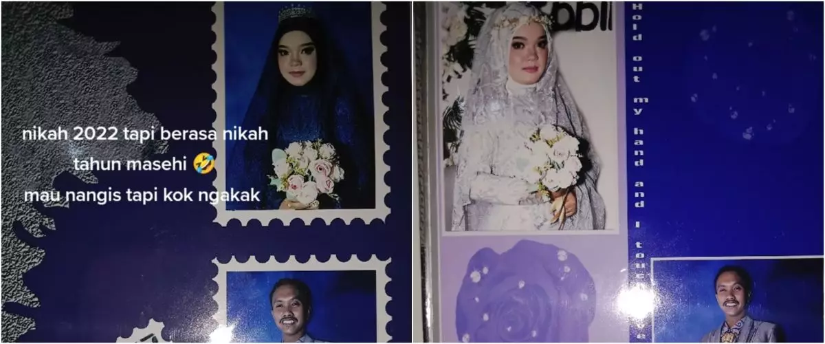 Niat gelar acara ngunduh mantu konsep modern, hasil foto pengantin ini bikin nangis tapi kocak