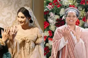 Sama-sama usung adat Bugis, intip 7 beda gaya pernikahan Indah Permatasari dan adik