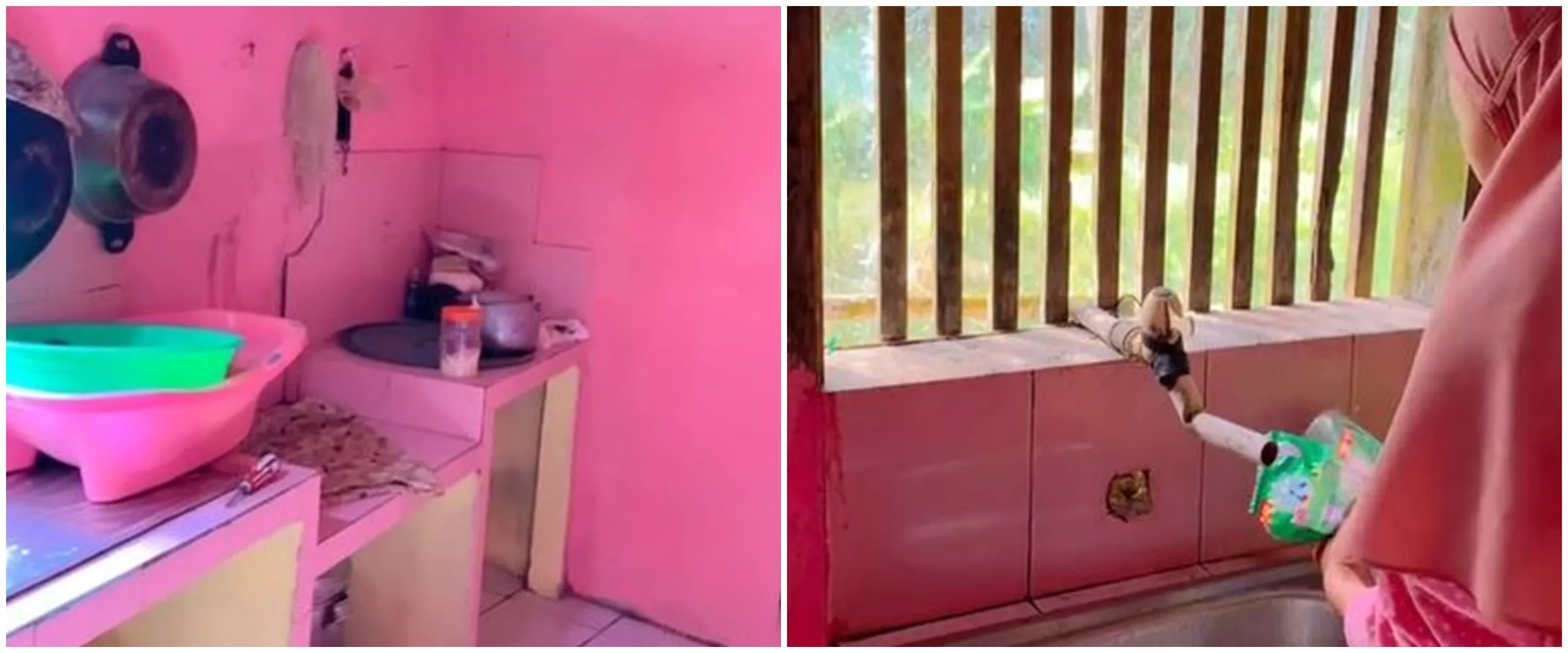 Makeover dapur jadul beratap seng jadi estetik bermodal ratusan ribu, hasilnya bikin melongo