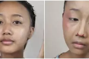 Transformasi wanita berwajah Jawa dandan ala Korea, hasilnya bak bintang K-Drama