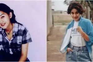 Jadi ikon trendsetter fashion, intip 11 penampilan Nike Ardilla dengan gaya retro