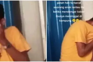 Tangis pilu anak rantau dengar kabar sang ibu meninggal, tak bisa pulang karena keterbatasan biaya