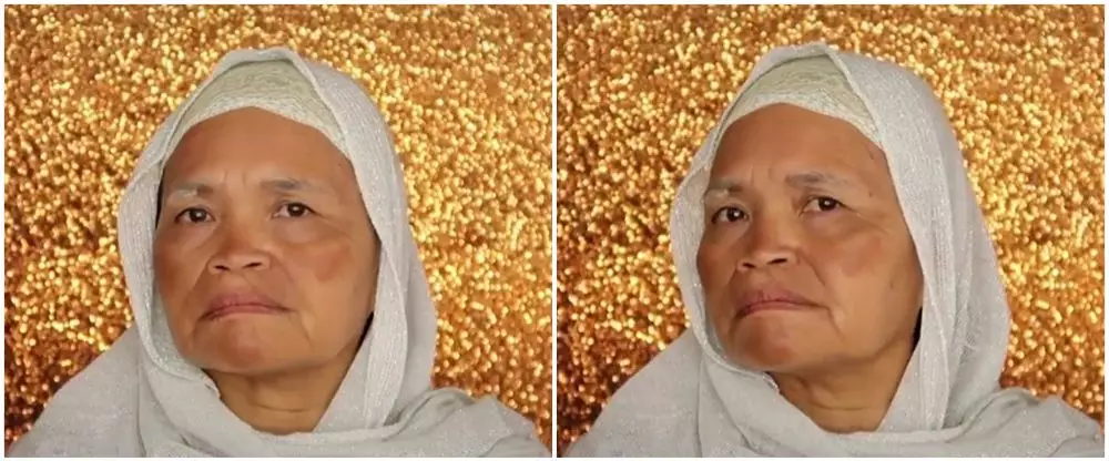 Transformasi makeup nenek dirias MUA keriputnya langsung minggat © 2023 brilio.net