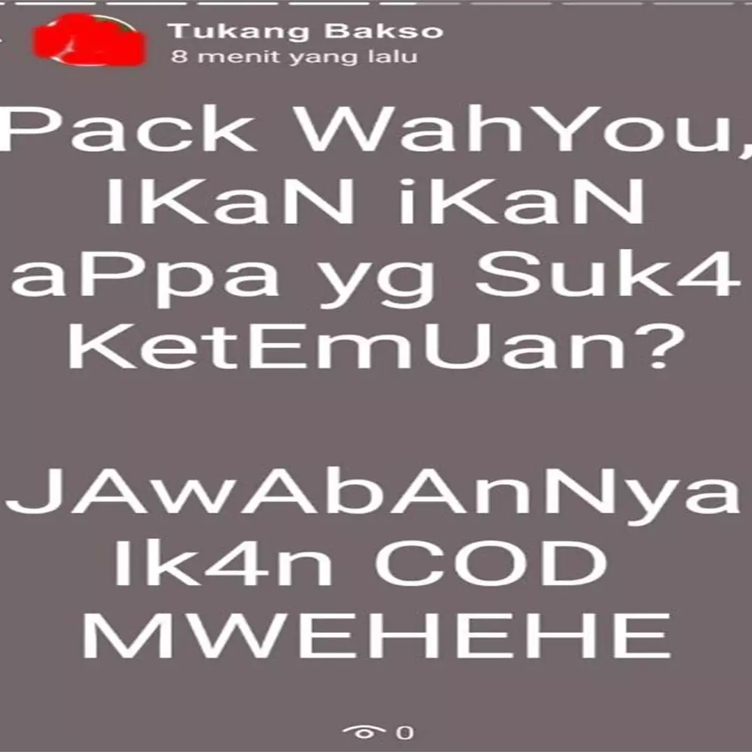 Receh banget, 11 status WA lucu tebak-tebakan ala bapak-bapak ini garing abis
