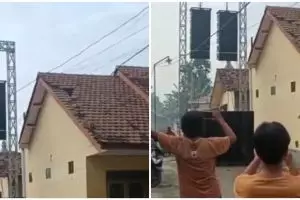 Viral bunyi sound system hajatan bunyi keras banget, warganet: Kok kayak simulasi gempa!