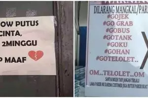 11 Tulisan lucu di pintu toko ini bikin customer ragu-ragu buat masuk, kenapa ya?