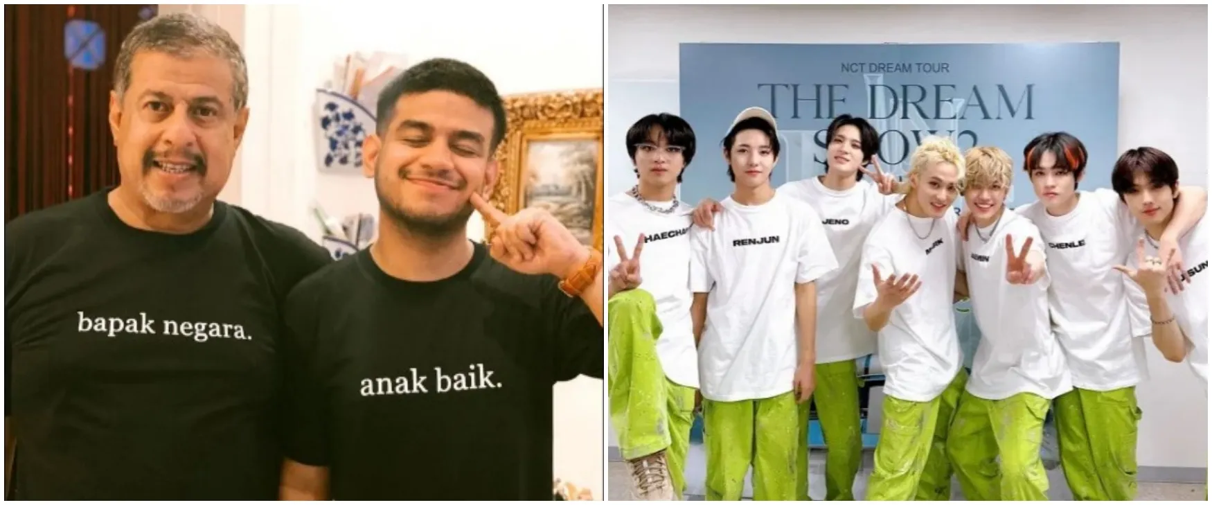 Momen NCT Dream antre cium tangan pak Muh ayah Fadil Jaidi, bikin gemas netizen