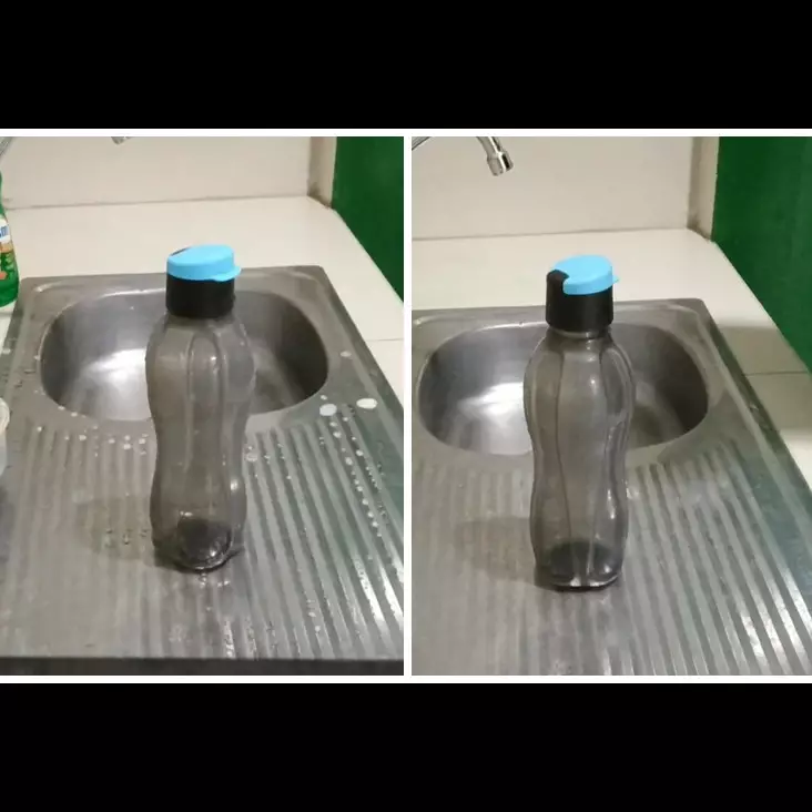 Hanya dengan dua bahan, ini trik basmi bau tak sedap di botol minum